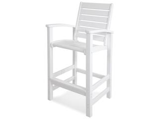 POLYWOOD® Signature Recycled Plastic Outdoor Patio Bar Chair