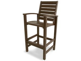 POLYWOOD® Signature Recycled Plastic Outdoor Patio Bar Chair