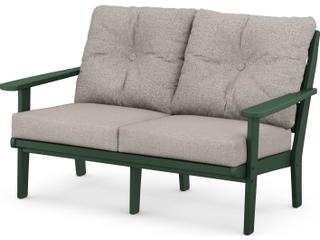 POLYWOOD® Lakeside Recycled Plastic Deep Seating Patio Loveseat