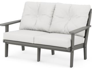 POLYWOOD® Lakeside Recycled Plastic Deep Seating Patio Loveseat