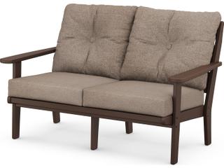 POLYWOOD® Lakeside Recycled Plastic Deep Seating Patio Loveseat