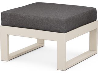 POLYWOOD® Edge Recycled Plastic Modular Outdoor Patio Ottoman