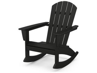 POLYWOOD® Nautical Recycled Plastic Adirondack Outdoor Rocking Chair
