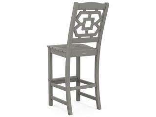 POLYWOOD® Martha Stewart by POLYWOOD® Chinoiserie Patio Bar Side Chair