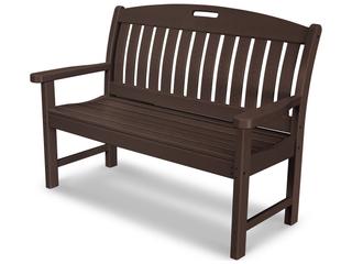 POLYWOOD® Nautical Recycled Plastic 48 Outdoor Patio Bench