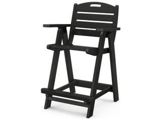 POLYWOOD® Nautical Recycled Plastic Patio Counter Chair
