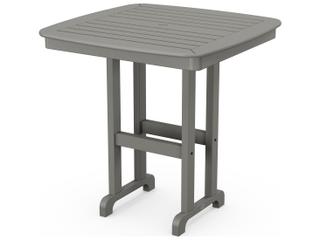 POLYWOOD® Nautical Recycled Plastic Square Outdoor Counter Table