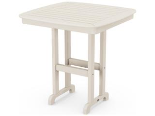 POLYWOOD® Nautical Recycled Plastic Square Outdoor Counter Table