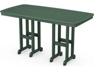 POLYWOOD® Nautical Recycled Plastic Rectangular Outdoor Patio Counter Table