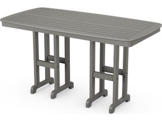 POLYWOOD® Nautical Recycled Plastic Rectangular Outdoor Patio Counter Table
