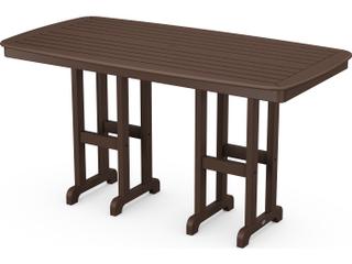 POLYWOOD® Nautical Recycled Plastic Rectangular Outdoor Patio Counter Table