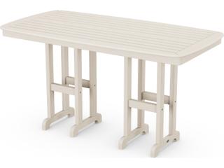 POLYWOOD® Nautical Recycled Plastic Rectangular Outdoor Patio Counter Table