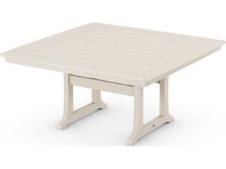 POLYWOOD® Nautical Recycled Plastic Square Patio Dining Table
