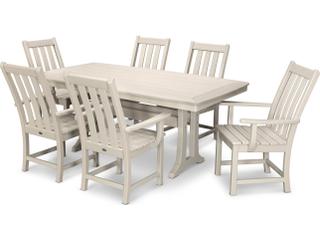 POLYWOOD® Vineyard Recycled Plastic 7 Piece Patio Dining Set