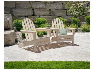 POLYWOOD® Classic Recycled Plastic Folding Adirondacks with Connecting Table Set