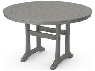 POLYWOOD® Nautical Recycled Plastic Round Outdoor Dining Table