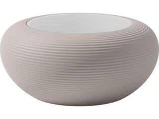 Nami Dove Grey Recycled Plastic Round End Table