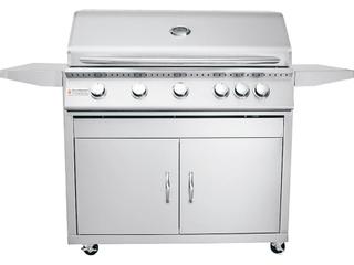 RCS Grills Stainless Steel 40 Premier with Lights Freestanding Grill-NG