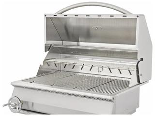 RCS Grills Stainless Steel 32'' Premier Built-In Charcoal Grill