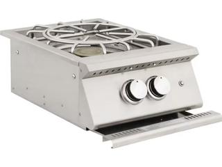 RCS Grills Stainless Steel 1 Burner Gas Built-In Grill