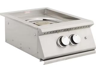 RCS Grills Stainless Steel 1 Burner Gas Built-In Grill