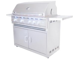 RCS Grills Stainless Steel 38'' Cutlass Pro Freestanding Grill-NG