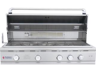 RCS Grills Stainless Steel 42" Cutlass Pro Grill with Rear Burner, Briquette Trays & Blue LEDs -