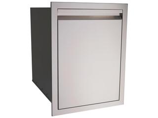 RCS Grills Valiant 20 Inch Stainless Steel Fully Enclosed Double Trash Drawer
