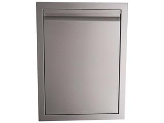 RCS Grills Valiant 20 Inch Stainless Steel Fully Enclosed Double Trash Drawer