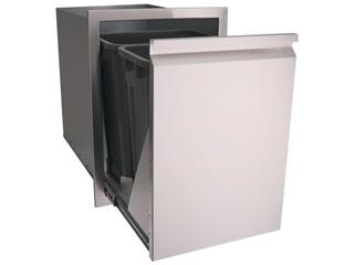 RCS Grills Valiant 20 Inch Stainless Steel Fully Enclosed Double Trash Drawer