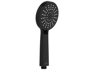 3-Function Round Handshower in Black