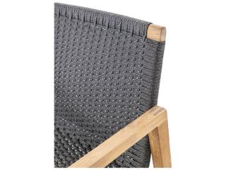 Royal Teak Collection Admiral Counter Stool in Charcoal