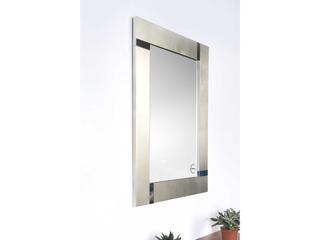 Renwil Capiz Silver Leaf Rectangular Wall Mirror