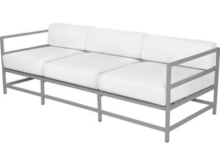 Decoscape Delano Aluminum Sofa