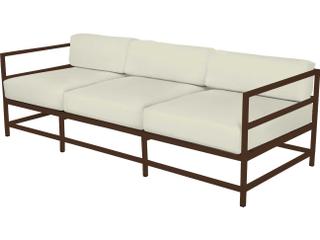 Decoscape Delano Aluminum Sofa