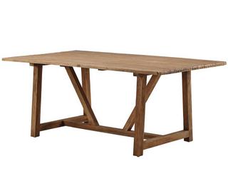 Indoor Lucas Teak Rectangular Wood Dining Table