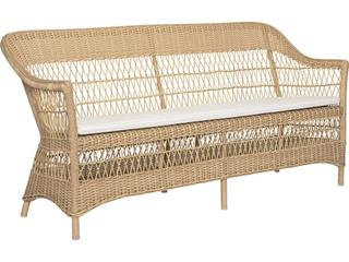 Sika Indoor Georgia Garden Charlot Tan Loveseat