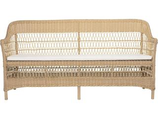 Sika Indoor Georgia Garden Charlot Tan Loveseat