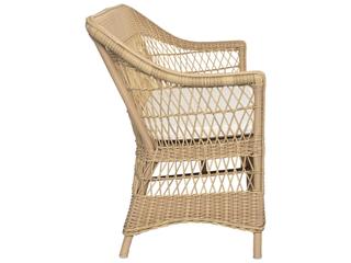 Sika Indoor Georgia Garden Charlot Tan Loveseat