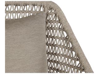Sunpan Outdoor Andria Teak Wood Natural Lounge Chair in Palazzo Taupe