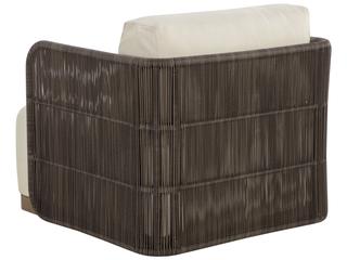 Sunpan Outdoor Ravenna Swivel Armchair in Stinson Cream