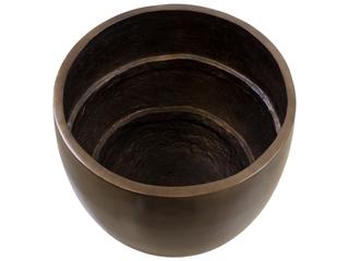 Sunpan Outdoor Aster Concrete Antique Bronze Large Round Planter