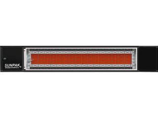 Sunpak 48 Inch Black Stainless Steel 25000 BTU Patio Heater