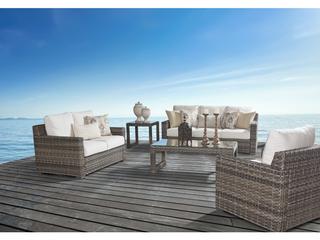 South Sea Rattan New Java Quick Ship Wicker Cushion Sofa