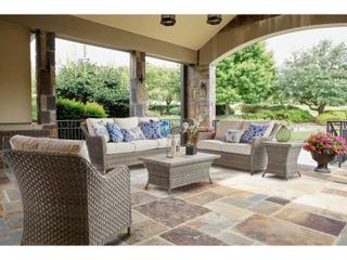 South Sea Rattan Mayfair Wicker Pebble Patio Lounge Set