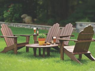 Seaside Casual Classic Adirondack Recycled Plastic Chair