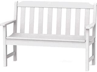 Seaside Casual Complementary Pieces Recycled Plastic Newport 4ft. Outdoor Bench