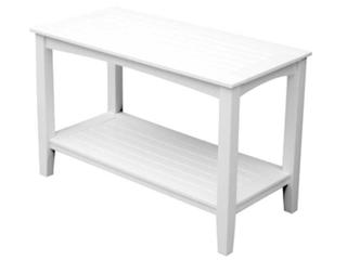 Seaside Casual Complementary Pieces Recycled Plastic Windsor Large Rectangular Outdoor Patio Buffet Table