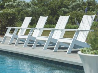 Seaside Casual Mad Recycled Plastic Outdoor Adirondack Chair