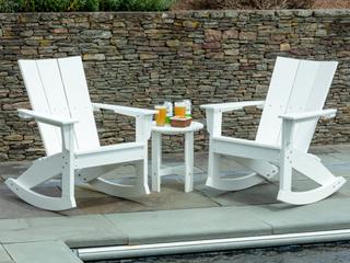 Seaside Casual Coastline Recycled Plastic Patio Lounge Set